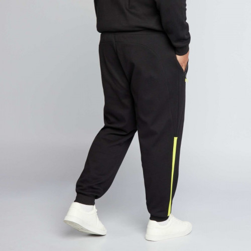 Pantalon jogging maille piquée - Noir