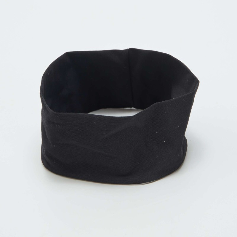 Bandeau pour cheveux uni - Noir