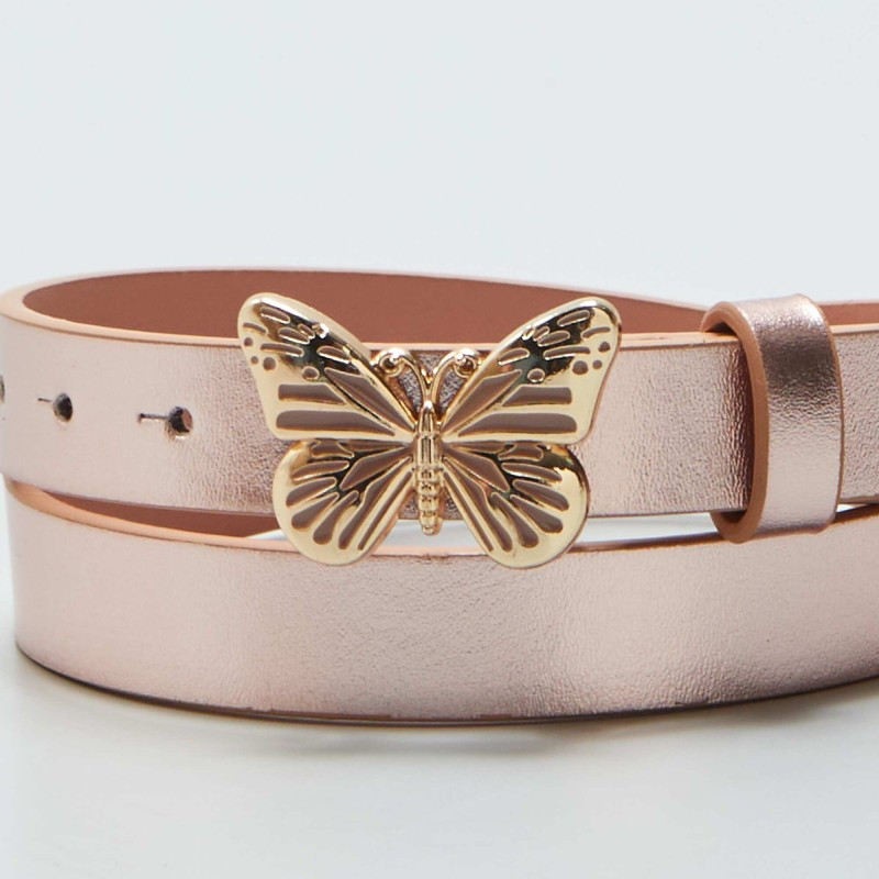 Ceinture papillon - Rose