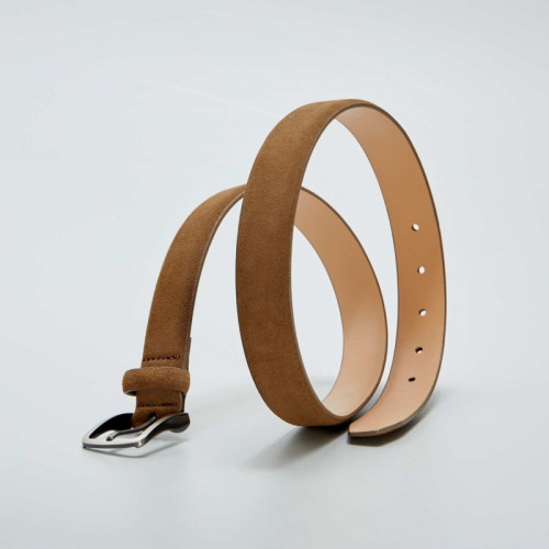 Ceinture fine - Marron