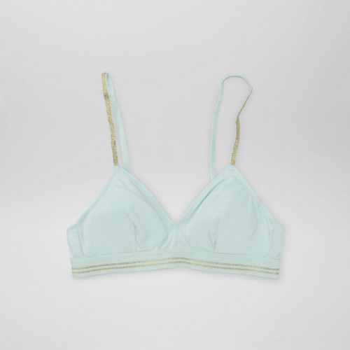 Soutien-gorge pailleté - Bleu