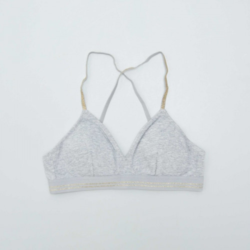 Soutien-gorge pailleté - Gris