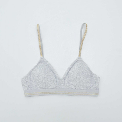 Soutien-gorge pailleté - Gris