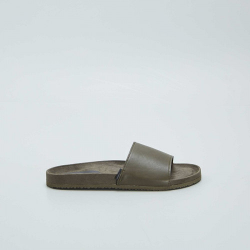 Chaussons mules - Kaki