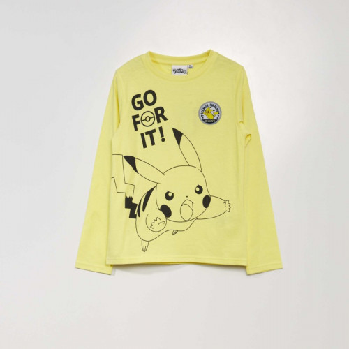 T-shirt 'Pikachu' 'Pokémon' - Jaune