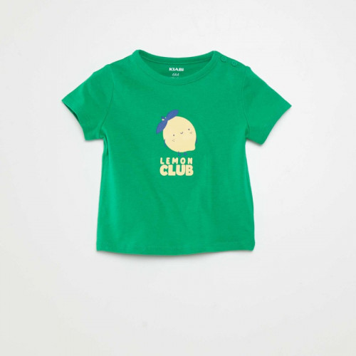 T-shirt manches courtes imprimé - Vert