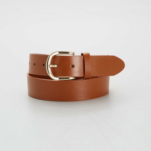 Ceinture unie basique - Camel