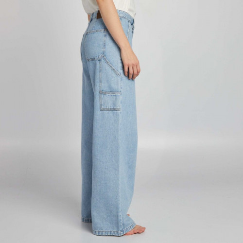 Pantalon en denim taille haute - Triple stone