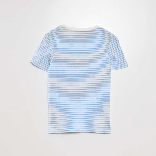 T-shirt en maille piquée - Marine