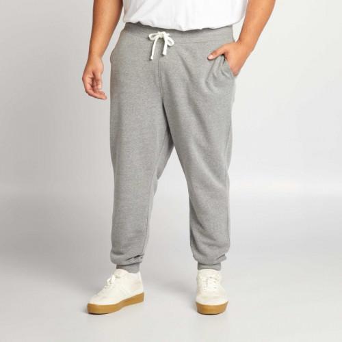 Pantalon de jogging en molleton - Gris