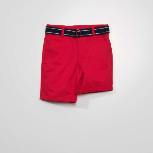 Bermuda chino - Rouge