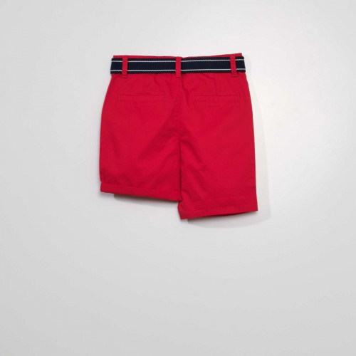 Bermuda chino - Rouge