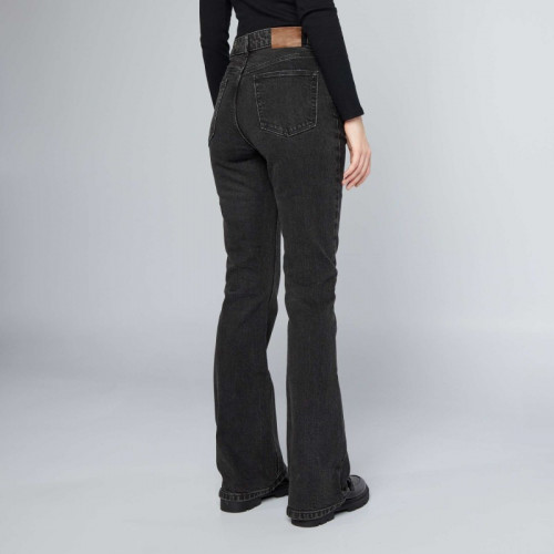 Jean flare/bootcut à taille haute - Noir