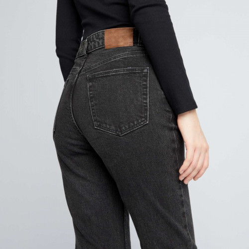 Jean flare/bootcut à taille haute - Noir