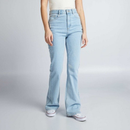 Jean flare/bootcut à taille haute - Bleu