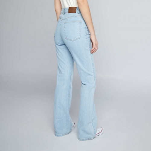 Jean flare/bootcut à taille haute - Bleu