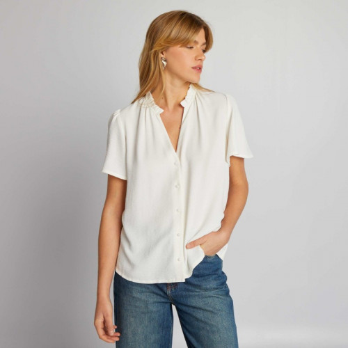 Blouse fluide - Ecru