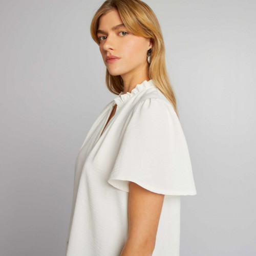 Blouse fluide - Ecru