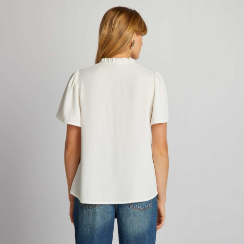 Blouse fluide - Ecru