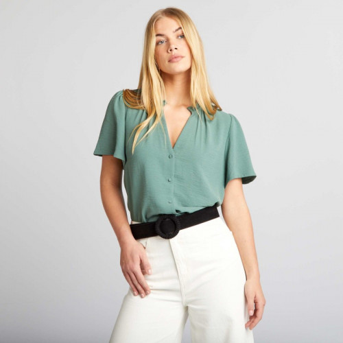 Blouse fluide - Vert