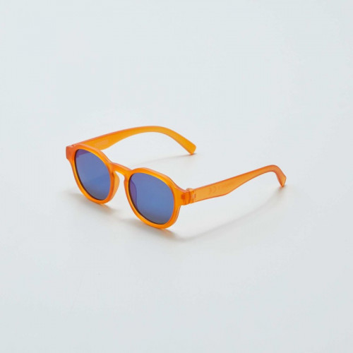 Lunettes de soleil translucide - Orange