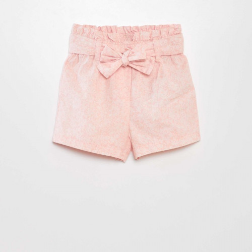 Short en voile de coton - Rose