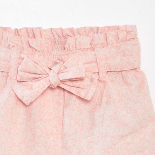 Short en voile de coton - Rose