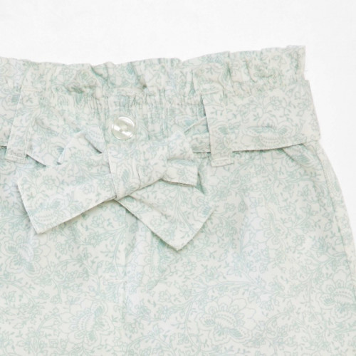 Short en voile de coton - Vert