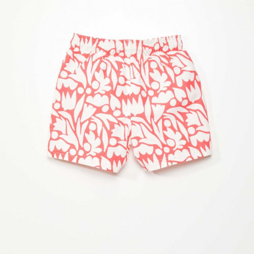 Short maillot de bain - Rouge/blanc