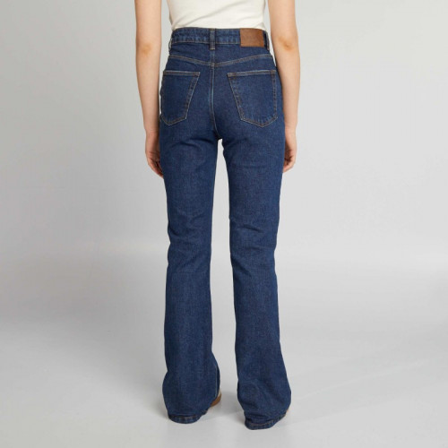 Jean flare/bootcut à taille haute - Bleu brut