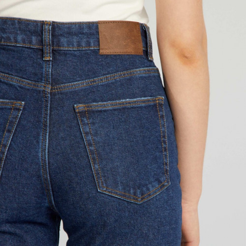 Jean flare/bootcut à taille haute - Bleu brut