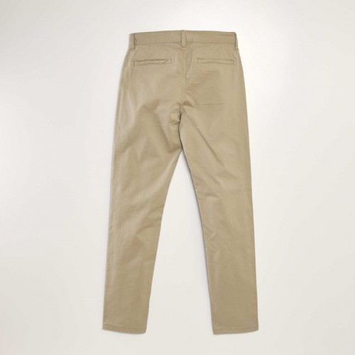 Pantalon chino slim - Beige