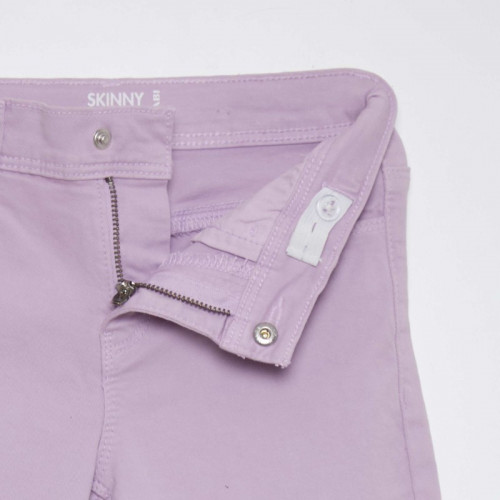 Pantacourt skinny à taille haute - Violet