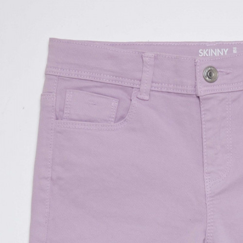 Pantacourt skinny à taille haute - Violet