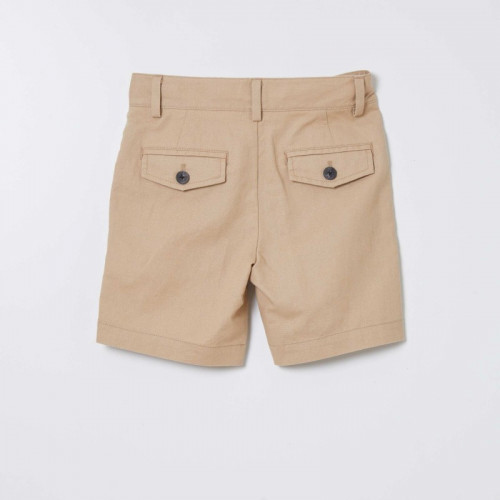 Bermuda chino droit - Beige