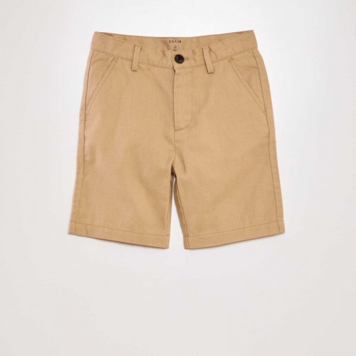 Bermuda chino droit - Beige