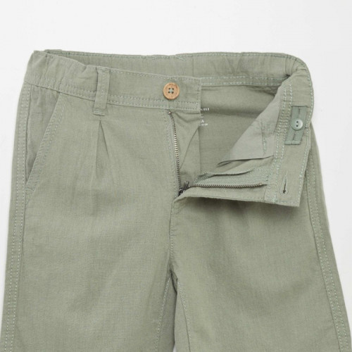 Bermuda chino en twill - Vert