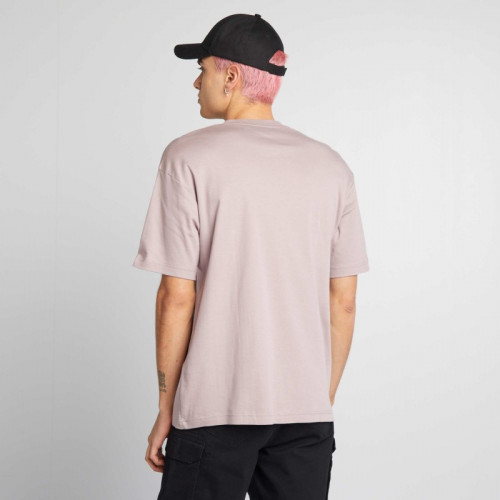 T-shirt col rond en coton - Vieux rose