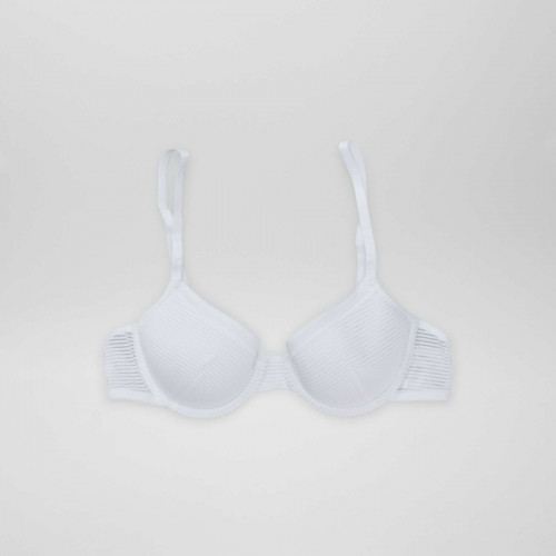 Soutien-gorge paddé microfibre - Blanc