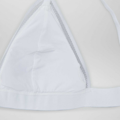 Triangle paddé microfibre - Blanc