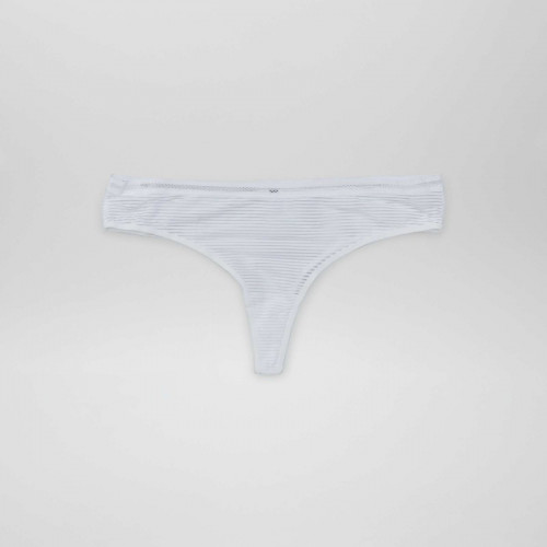 Tanga microfibre - Blanc