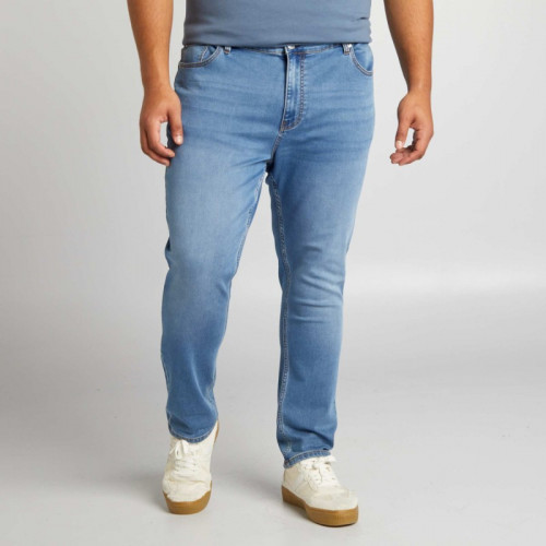 Jean slim stretch - L32 - Bleu délavé