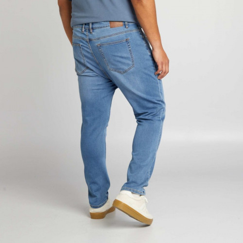 Jean slim stretch - L32 - Bleu délavé