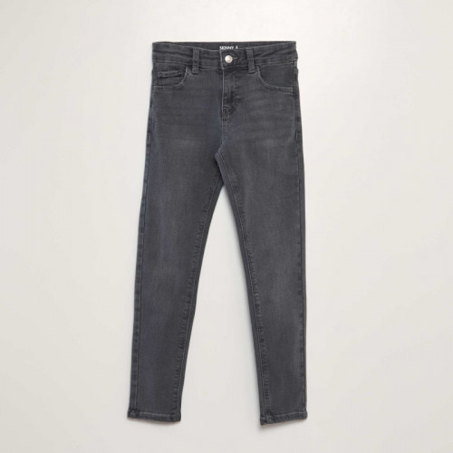 Pantalon en denim skinny - Gris anthracite