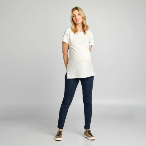 T-shirt grossesse et allaitement - Blanc