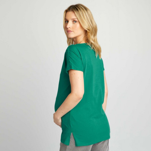 T-shirt grossesse et allaitement - Vert