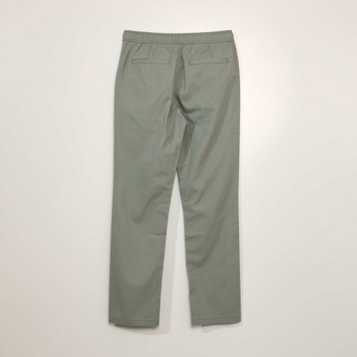 Pantalon chino en coton - Vert