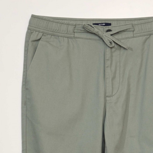 Pantalon chino en coton - Vert