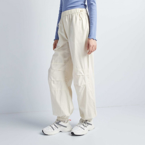 Pantalon léger et large - Beige