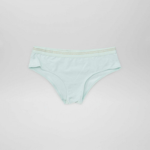 Lot de 2 shorties coton - Blanc/vert